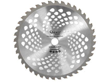 60099 kotouc s karbidovym ostrim pro benzinovou sekacku 255 x 25 4 mm x 40t 25 50