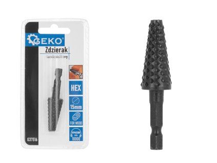 71394 skrabka kuzelovy rasple na drevo 15 mm hex 50 250