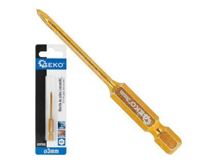 73440 vrtak do skla a keramiky hex 3 mm 500