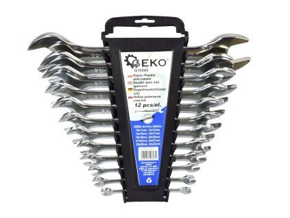 122991 ploche klice lestene 6 32 mm sada 12 ks geko