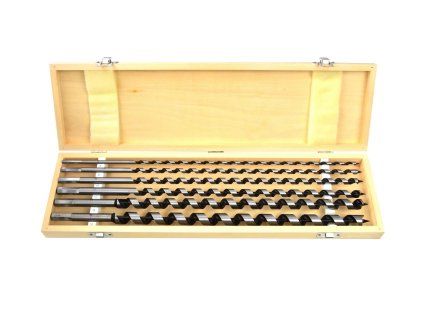 123021 sada 6 ks vrtaku 6 18 460 mm dreveny kufrik geko