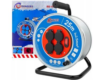 7575 4 screenshot 2025 06 05 at 14 58 34 przedluzacz bebnowy 25m 3 2 5mm metalowy beben 4 gniazda rangers 5906293851457 cena opinie 17562225186 allegro