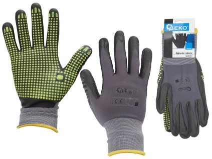 76242 124158 pracovni rukavice nylonove velikost 9 baleni 12 paru delka 240 mm geko