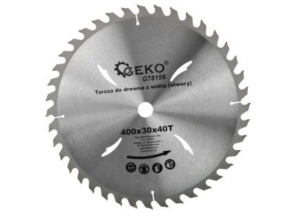 125319 kotouc na drevo 400x30x40t otvory 10