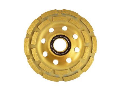 126027 dvojity segmentovy kotouc pro brouseni betonu 125 mm x 22 23 mm heidmann 50