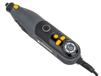 Mini přímá bruska / multi-nástroj 200 W s LCD a 180+ doplňky POWERMAT PM-MST-200T