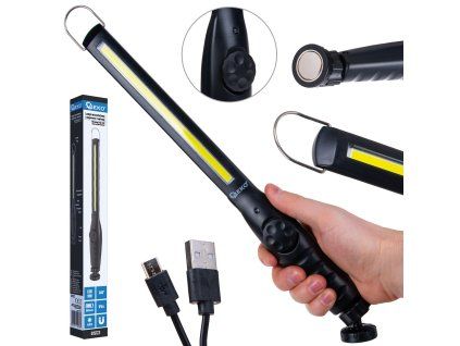 78399 11 128529 dilenska led cob lampa geko 10w s magnetem dobijeci 1800mah 450lm ip44 odolnost