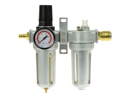 128647 vzduchovy filtr s regulatorem tlaku a olejovacem geko 1 2 profesionalni pneumaticka sada 2 ks s funkci 3v1