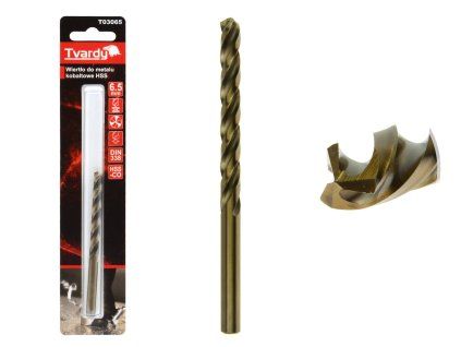 129406 kobaltovy vrtak hss m35 6 5mm geko profesionalni kvalita pro ocel a nerez