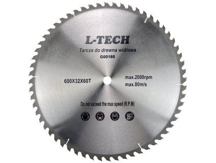 130420 pilovy kotouc na drevo geko 600 x 32 mm s 60 zuby profesionalni kvalita pro presne rezy