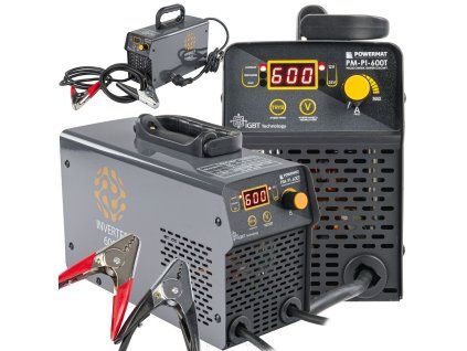 Invertorová nabíječka autobaterií s pomocným startem 600A 12/24V Powermat