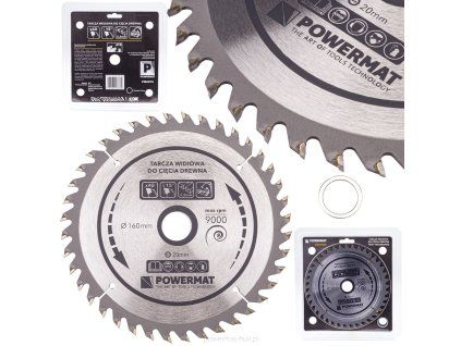 Pilový kotouč s vidiovými zuby na dřevo 160x20 mm, 40 zubů