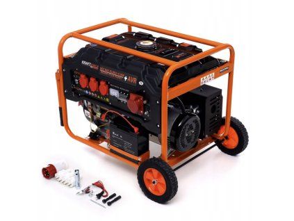 13815 elektrocentrala 5500 w 3fazovy generator 380 v benzinovy motor
