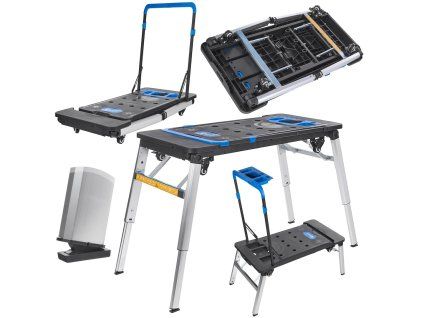 138049 geko skladaci multifunkcni pracovni stul 7v1 profi nosnost 200 kg vyska 52 78 cm