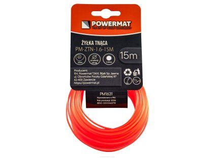 Řezací struna 1.6mm, délka 15m, kulatý průřez