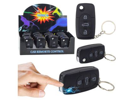 70536 elektricky klicovy privesek 2v1 led svitilna a sok pro zabavu
