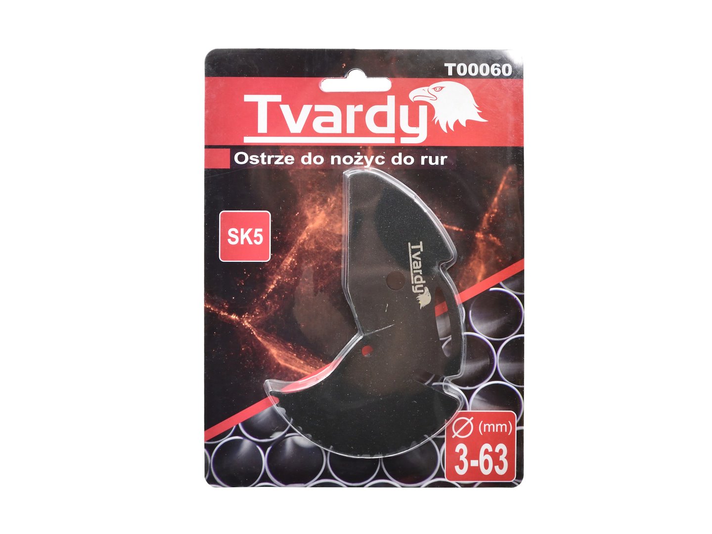 Ostrze wymienne do nůžek do rur i peszli 0–63 mm SK5 – Geko — Materiál SK5
