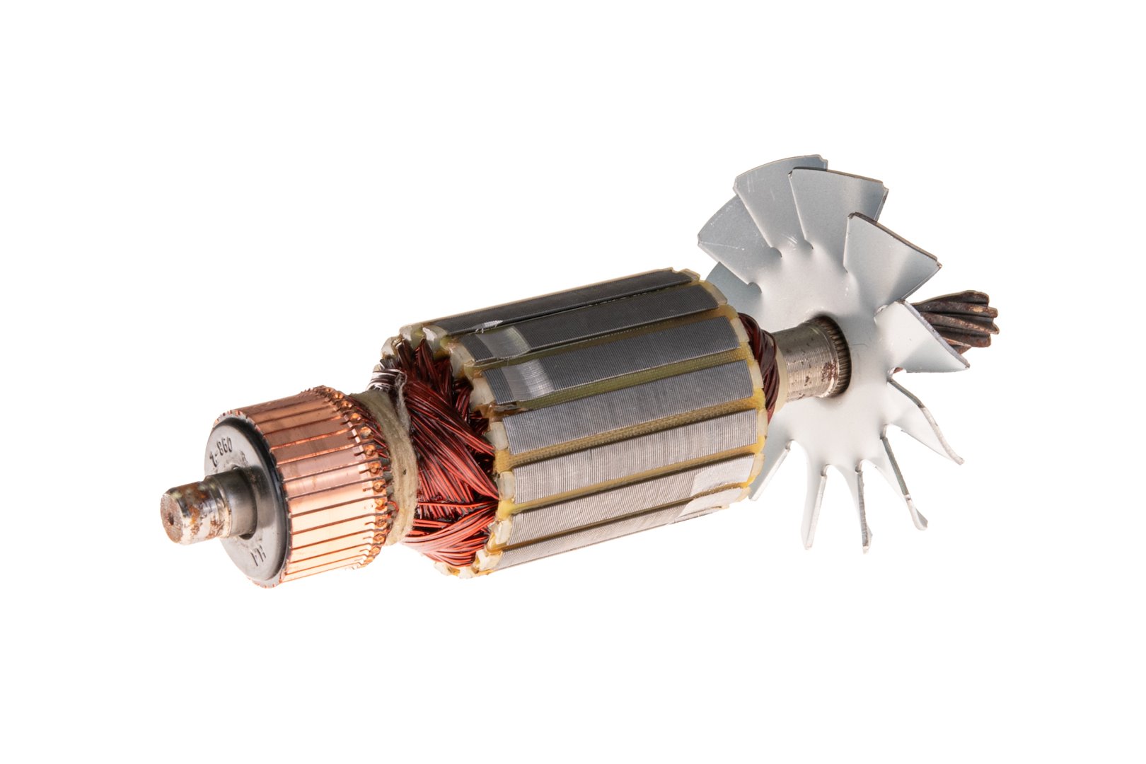 Rotor do rozbrušovačky do kovu 350 mm Geko PM-AX-3600 — Detail povrchu