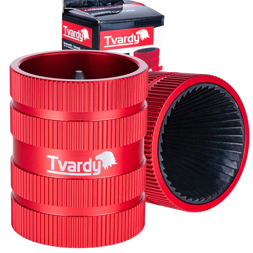 Fazovaný gratownik pro ocel a měď Geko 6–36 mm — Celkový pohled