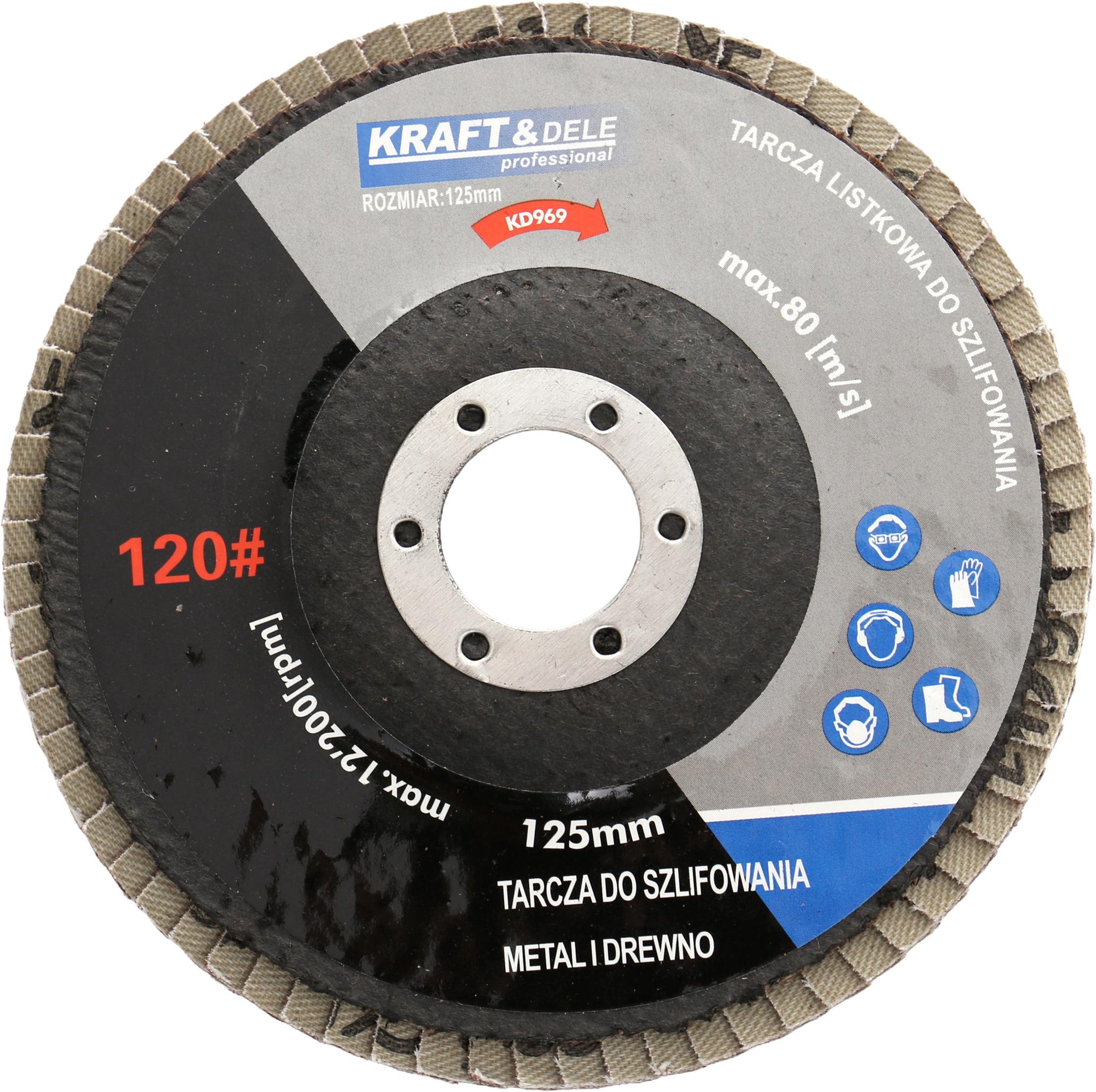 Listová třídačka KRAFT&DELE KD966 průměr 125 mm síťování P60 — Detail třídy
