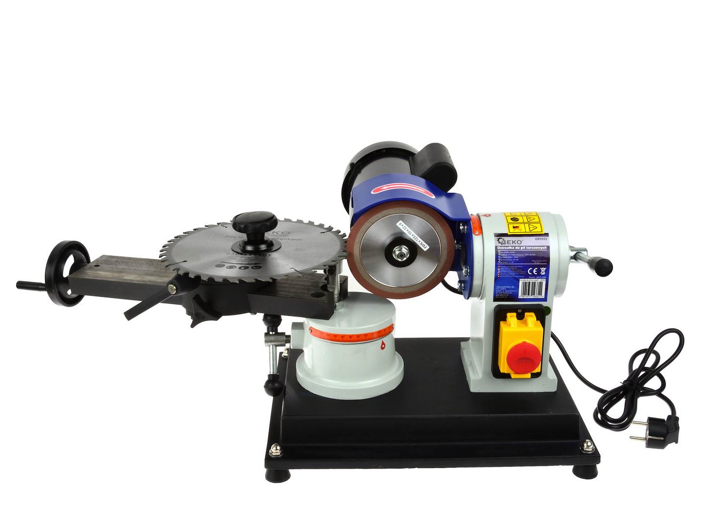 Brouško pro zaostřování řetězových pil Geko 108 mm 65 W 6700 ot./min — Celkový pohled