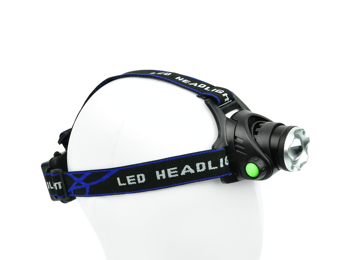 Čelová lampa Geko s LED CREE XM-L T6 1000 lm — V provozu
