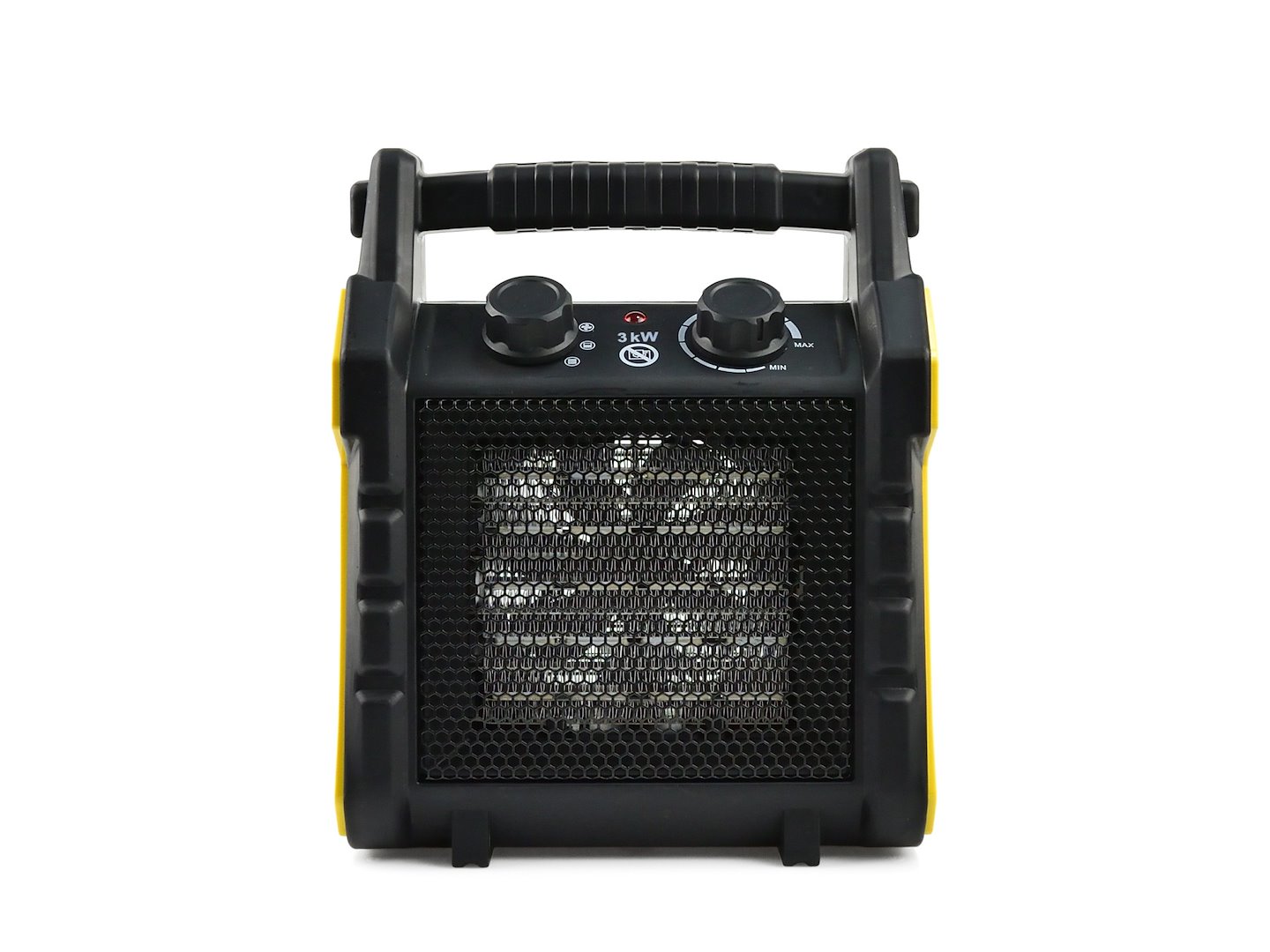 Elektrický keramický ohřívač – radiátor 3 kW — V provozu