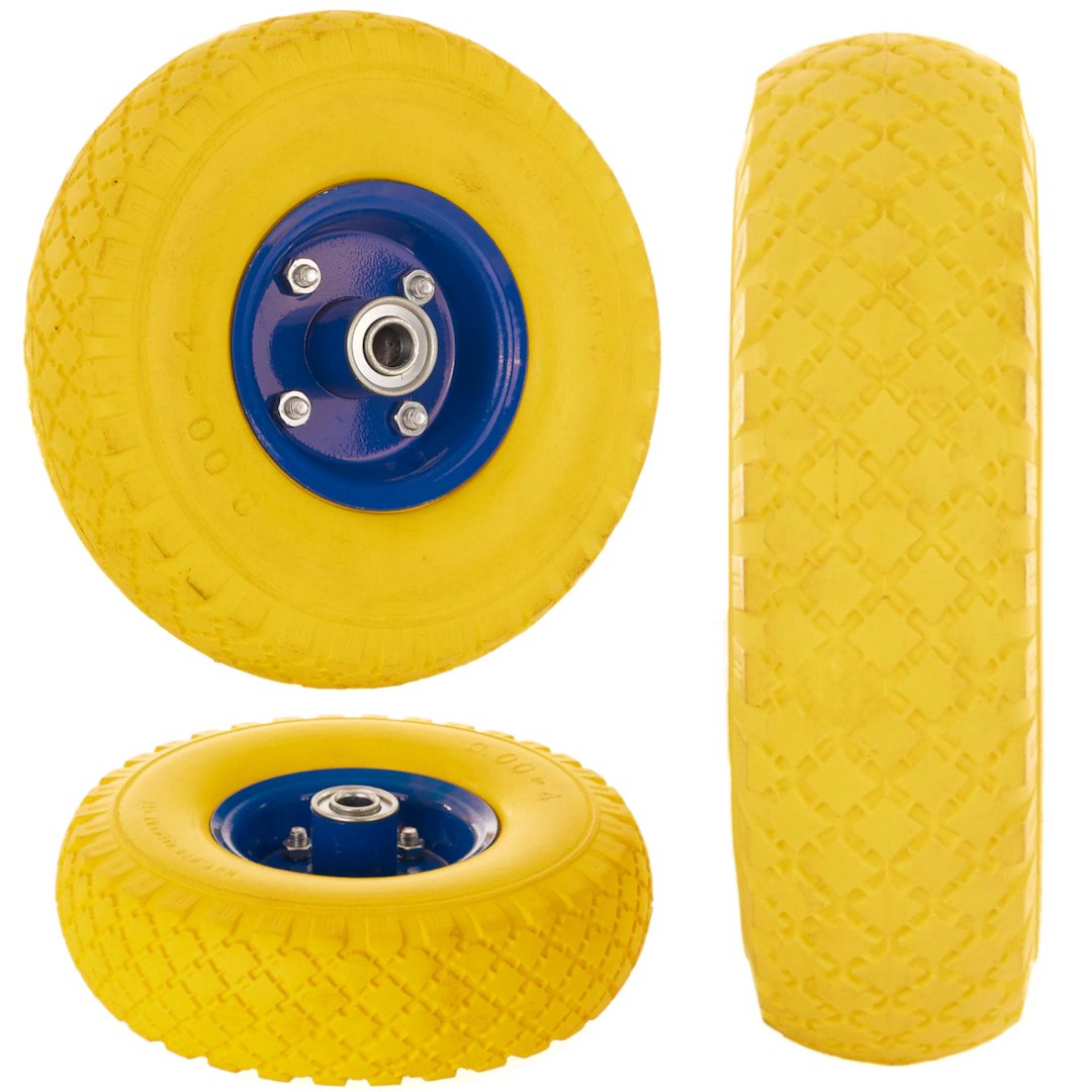 Kolo pro vozík Geko 26 cm 16 mm 135 kg guľičkové ložisko — Celkový pohled