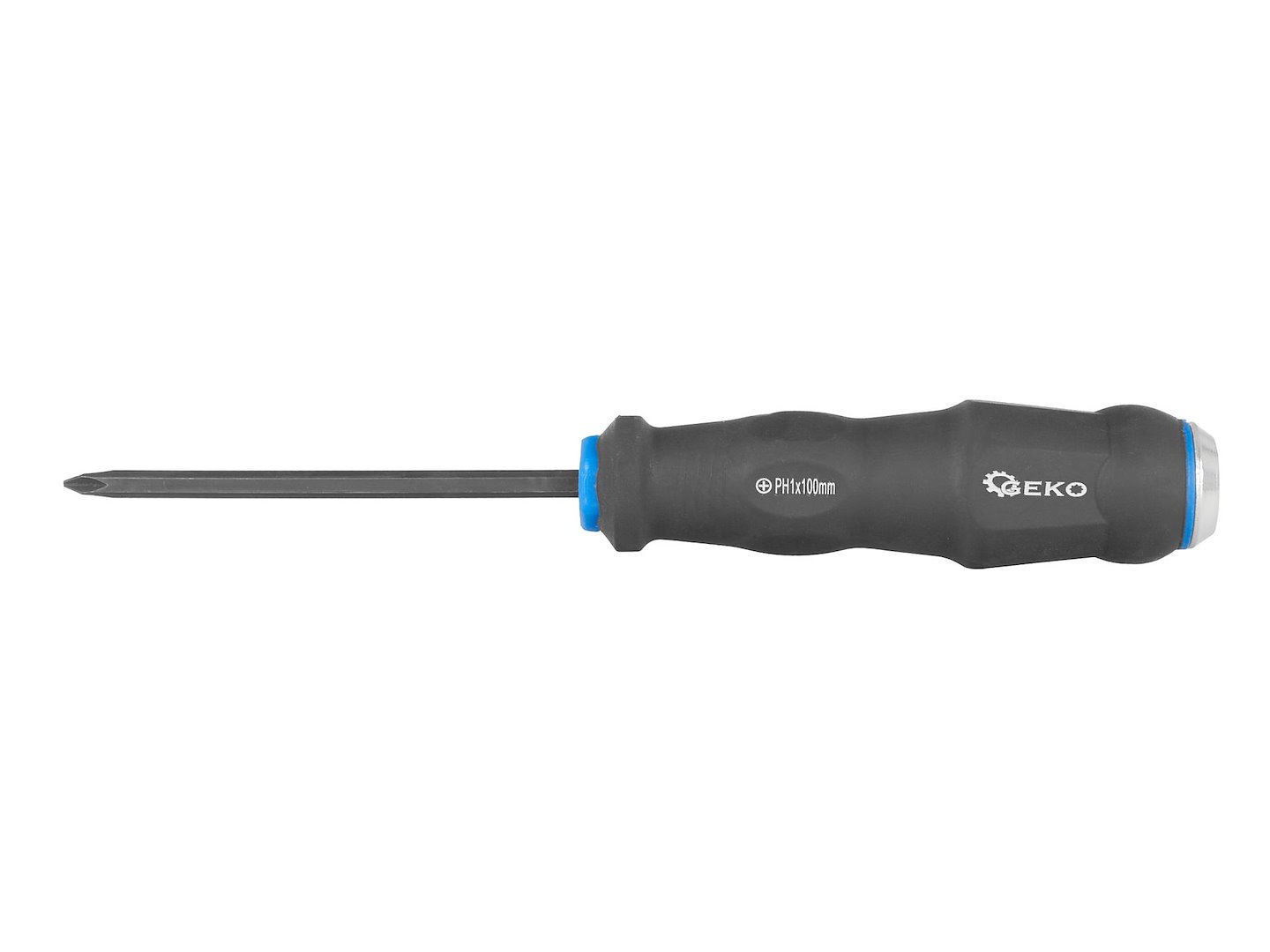 Křížový šroubovák Geko ph 1x100 mm CrV — Celkový pohled