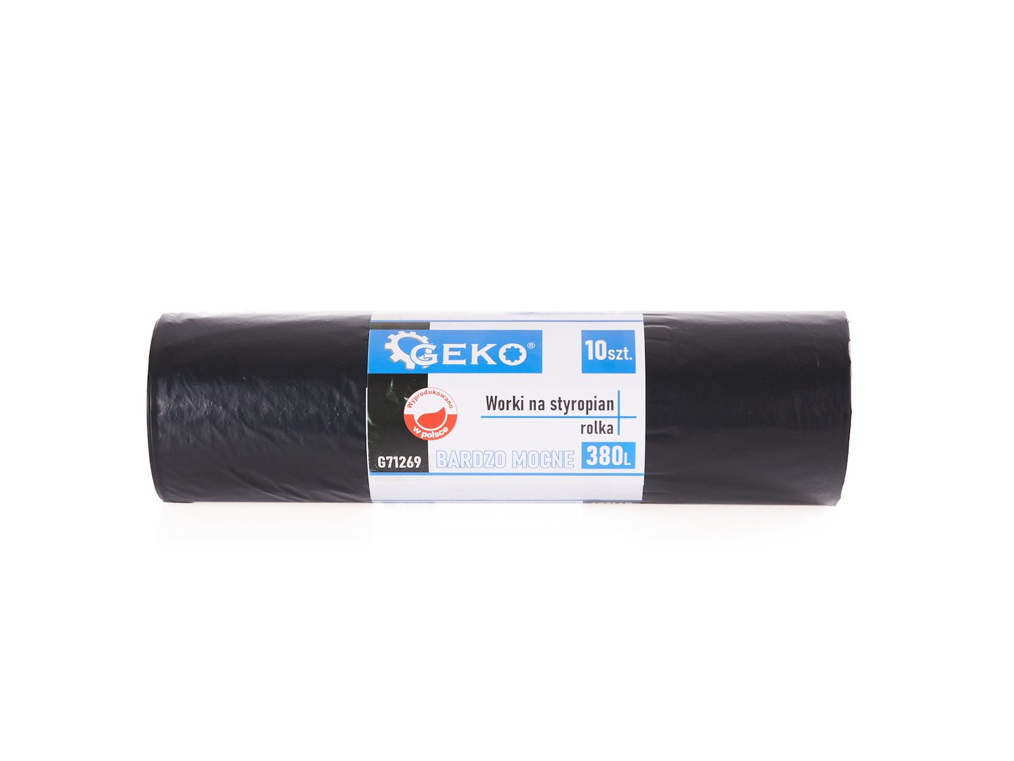 Odpadkové pytle z polystyrenu VELMI PEVNÉ 380 l (role 10 ks) – černé — Detail