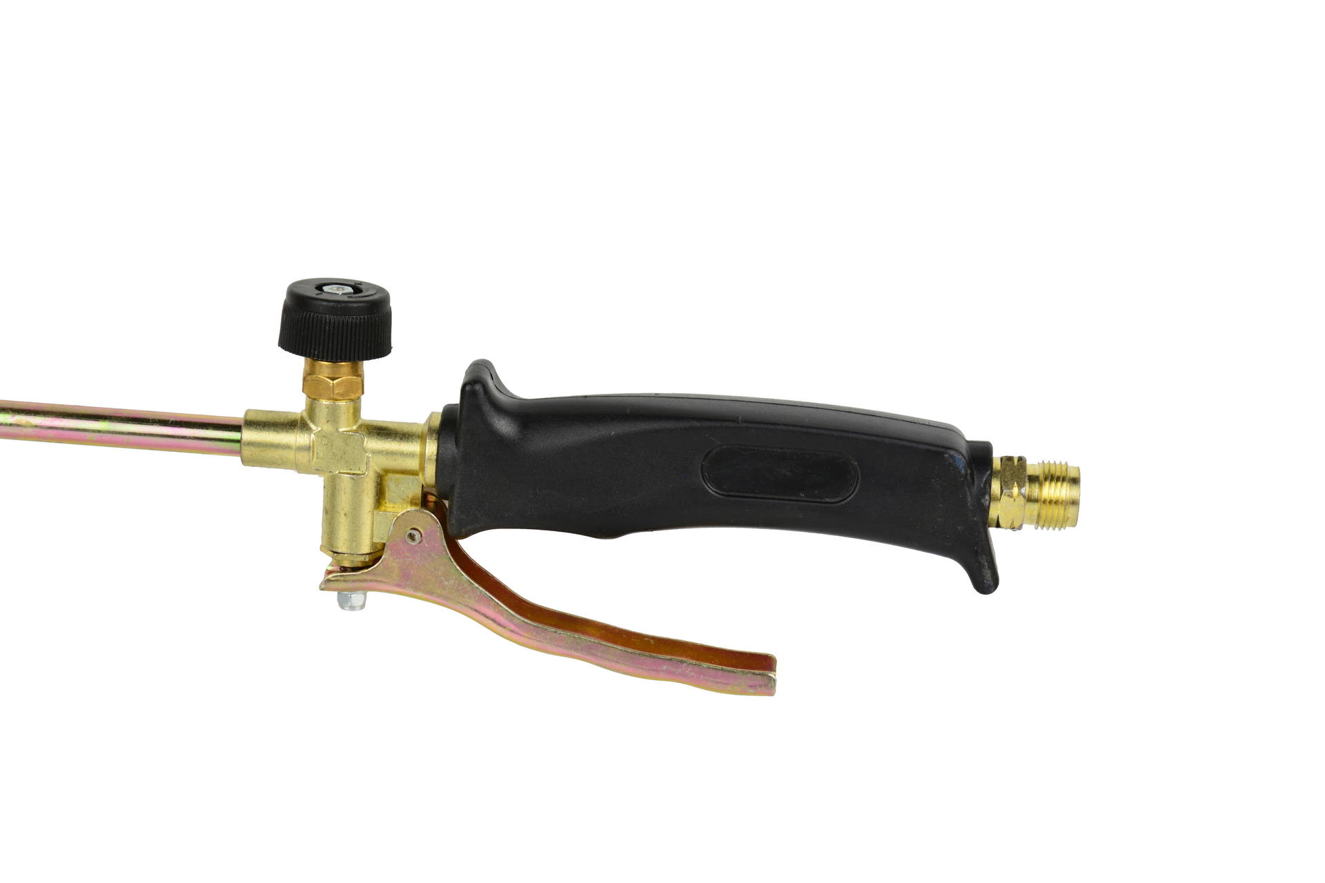 Plynový hořák Geko MAX-1 (60 cm, 1,5 m hadice) — V provozu