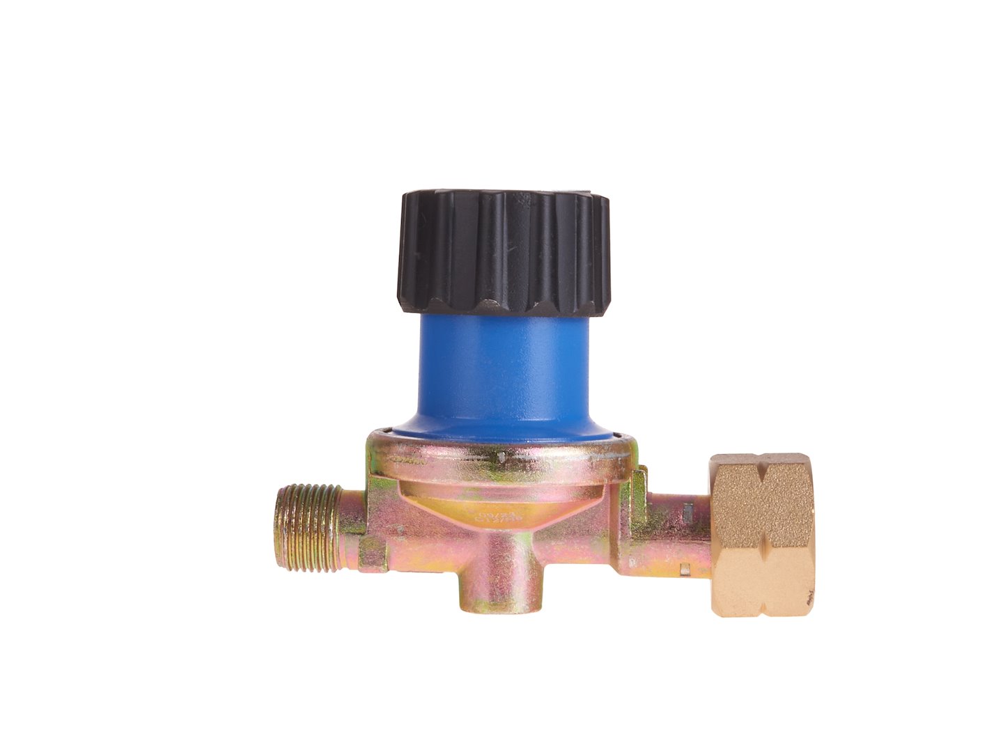 Redukční ventil Geko s regulací tlaku 0,5–4 bar pro propan/butan, M21.8 x 1/14