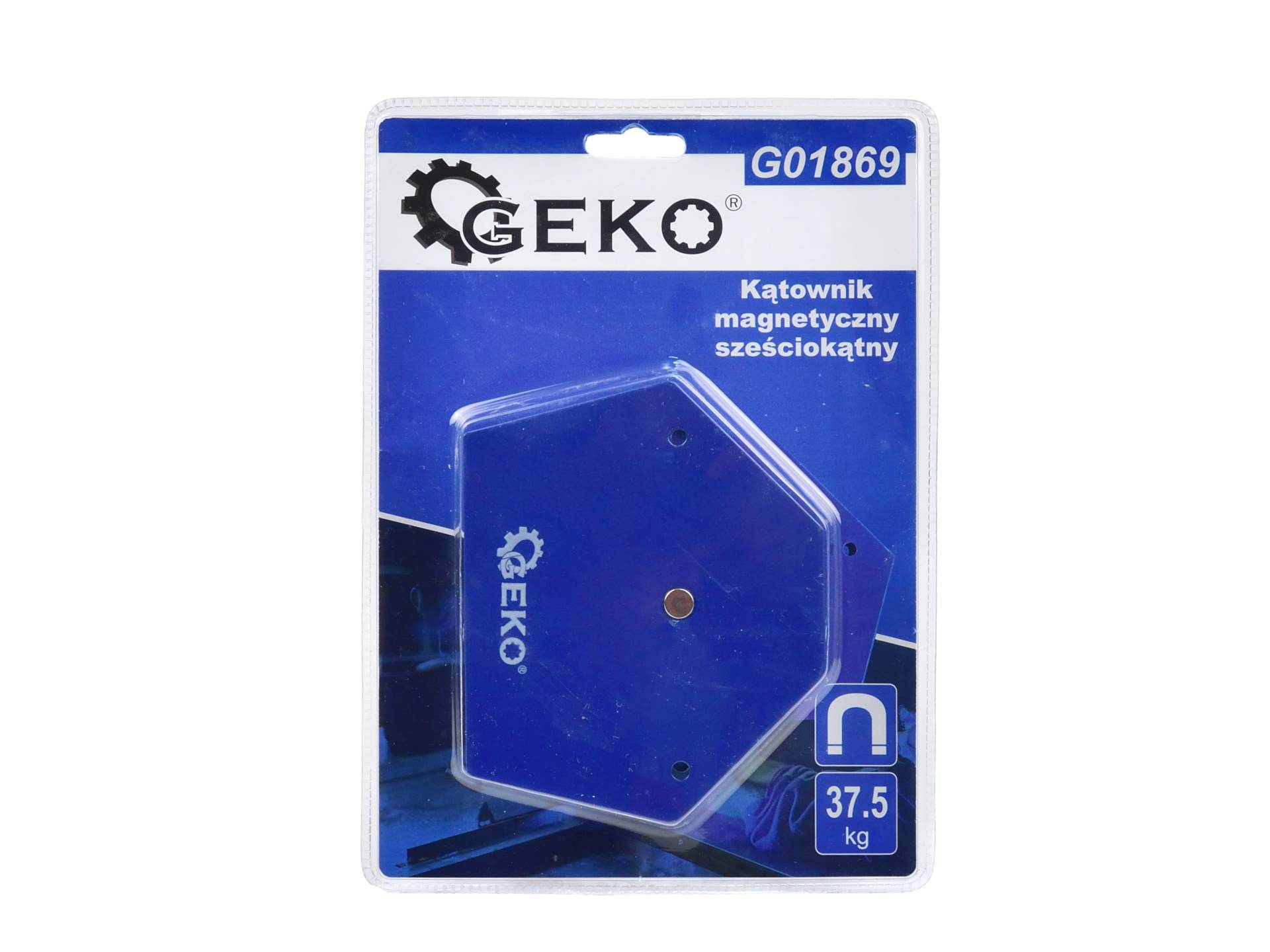 Šestihranný magnetický úhelník Geko 37,5 kg — V provozu