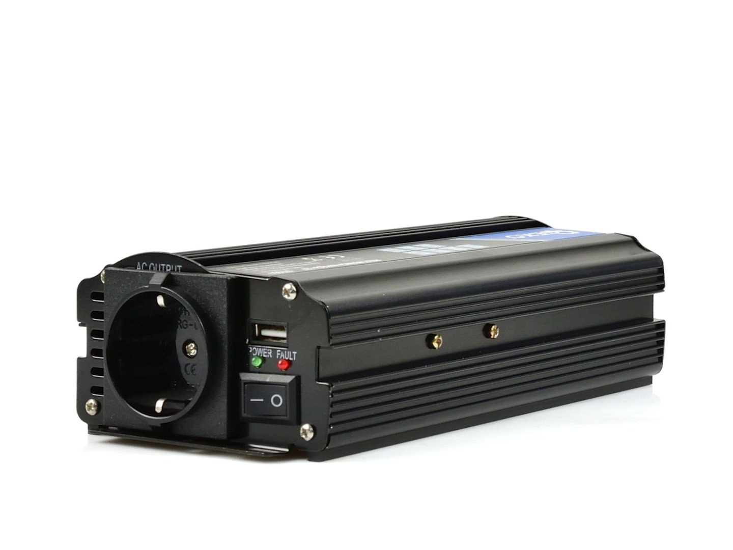 Napěťový měnič 12 V/230 V Geko 500/1000 W s USB portem — Detail