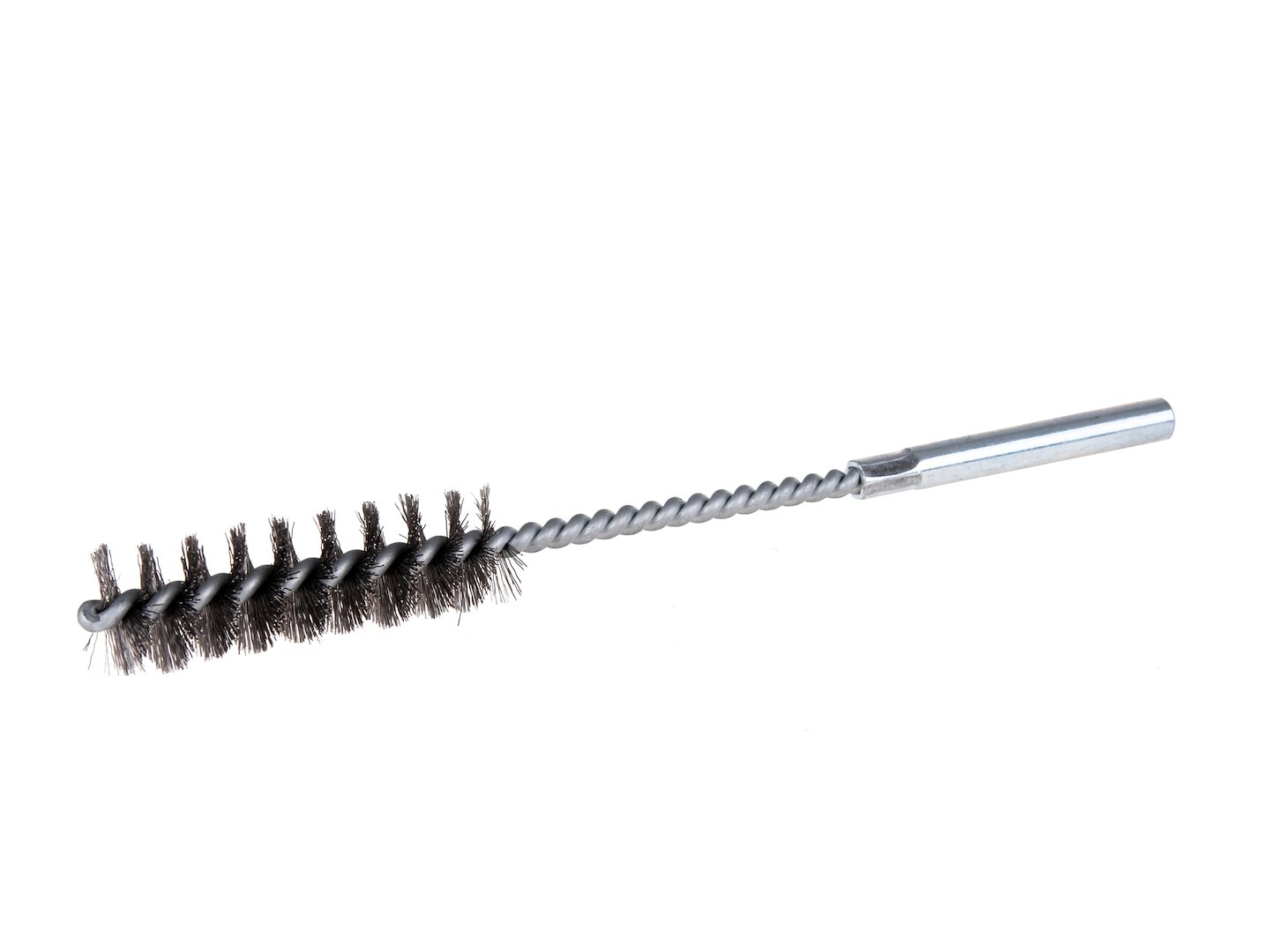 Válcový drátěný kartáč Geko 20 mm 25 mm výšky — V provozu