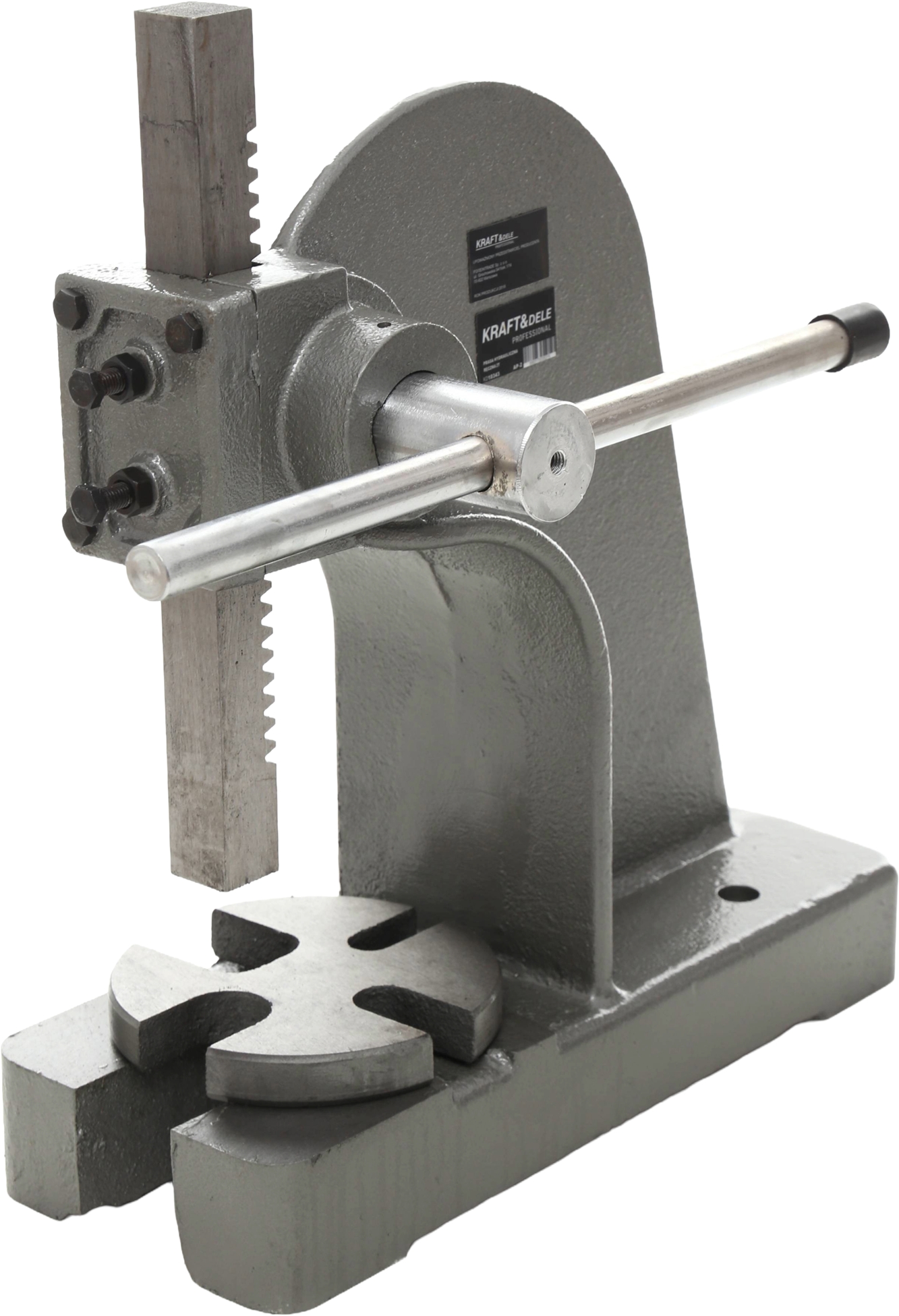 Ruční hydraulický lis 1T KD10342 — Celkový pohled