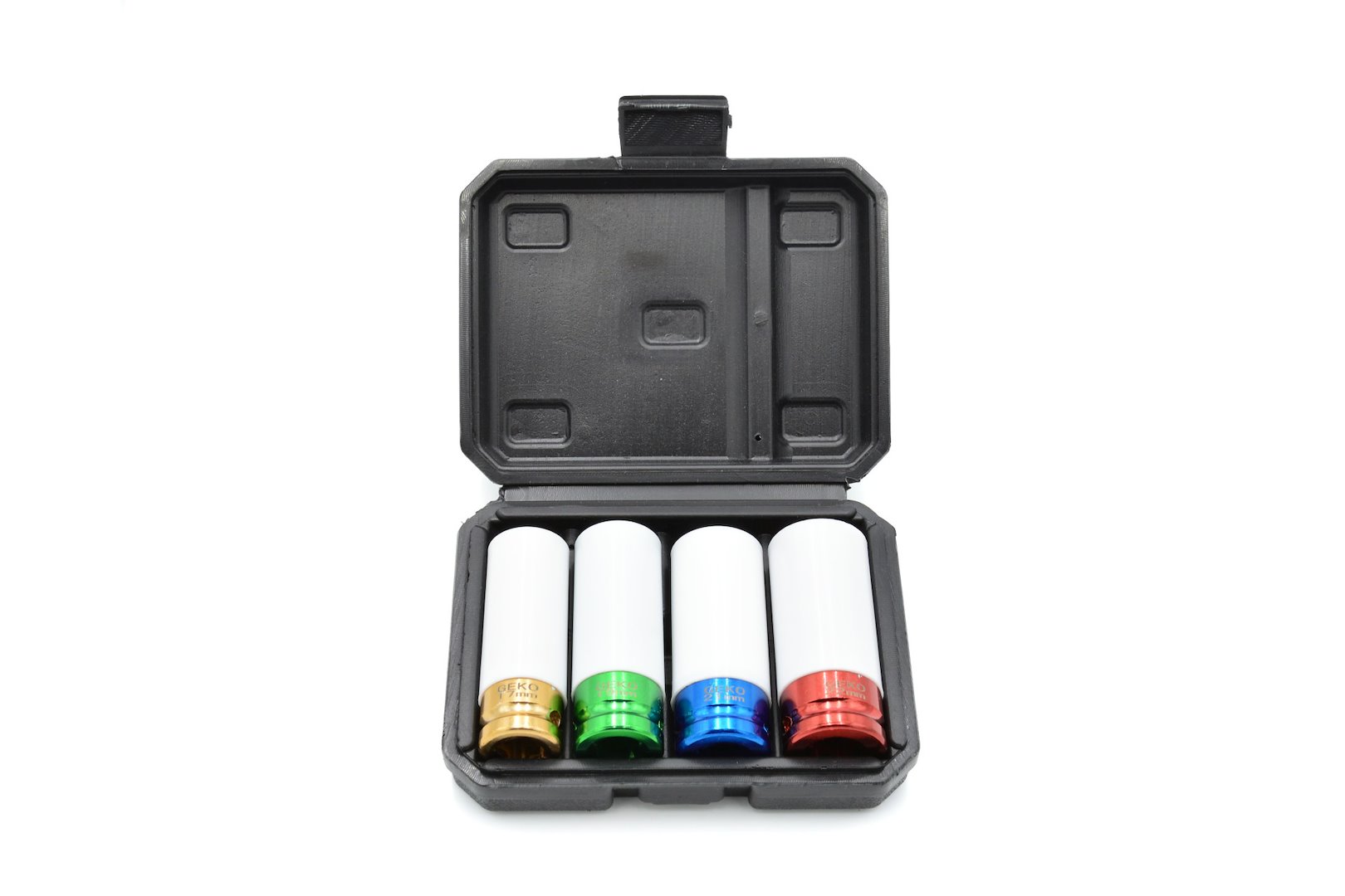 Nástrčné klíče Geko, 4 ks, 17 mm, 19 mm, 21 mm, 22 mm — Celkový pohled