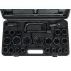 Sada rázových nástrček 26 ks 3/4"/1" šestihran 17–65 mm GEKO