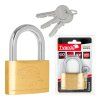 Zesílený mosazný visací zámek 60 mm GEKO Brass-Series