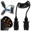 Spirálový prodlužovací kabel pro přívěs 1,5 m 7PIN 12V GEKO