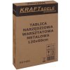 Nástěnný děrovaný panel na nářadí Kraft&Dele KD11895 — 120 × 60 cm, ocelový, 25 háčků
