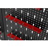 Nástěnný děrovaný panel na nářadí Kraft&Dele KD11895 — 120 × 60 cm, ocelový, 25 háčků