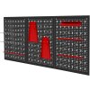 Nástěnný děrovaný panel na nářadí Kraft&Dele KD11895 — 120 × 60 cm, ocelový, 25 háčků