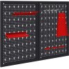Dílenský nástěnný panel na nářadí kovový 80×60 cm Kraft&Dele KD11896