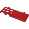 Nástěnný dílenský panel Kraft&Dele KD11897 — perforovaná kovová tabule 112 × 45 cm se sadou 32 organizérů