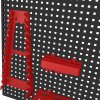 Nástěnný dílenský panel Kraft&Dele KD11897 — perforovaná kovová tabule 112 × 45 cm se sadou 32 organizérů