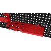 Nástěnný dílenský panel Kraft&Dele KD11897 — perforovaná kovová tabule 112 × 45 cm se sadou 32 organizérů