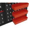 Kovový nástěnný panel na nářadí Kraft&Dele 120×60 cm – 3dílný set s kompletním příslušenstvím KD11898