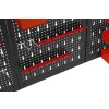 Kovový nástěnný panel na nářadí Kraft&Dele 120×60 cm – 3dílný set s kompletním příslušenstvím KD11898