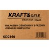 Tlakový spínač třífázový + T-kus Kraft&Dele KD2169